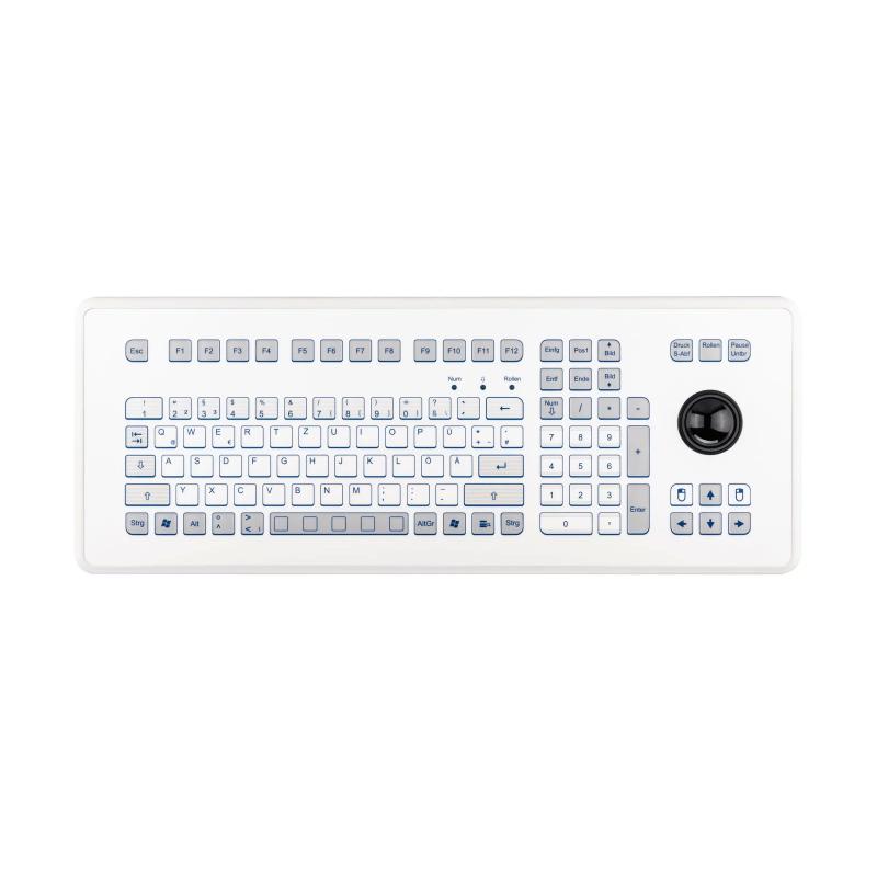 Tastatur InduDur® 105c TB38 KGEH TKS-105c-TB38-KGEH-USB-DE IP65 statisch, IP54 dynamisch