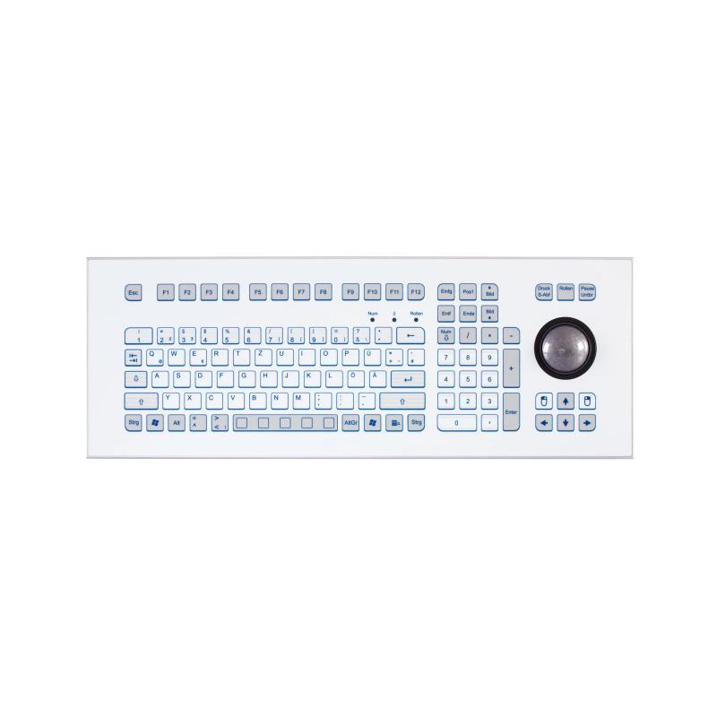 Tastatur InduDur® 105c TB50 Modul EP TKS-105c-TB50oF80-MODUL-EP-USB-DE IP65 statisch, IP54 dynamisch Tastatur InduDur® 105c TB50 Modul EP TKS-105c-TB50oF80-MODUL-EP-USB-DE IP65 statisch, IP54 dynamisch