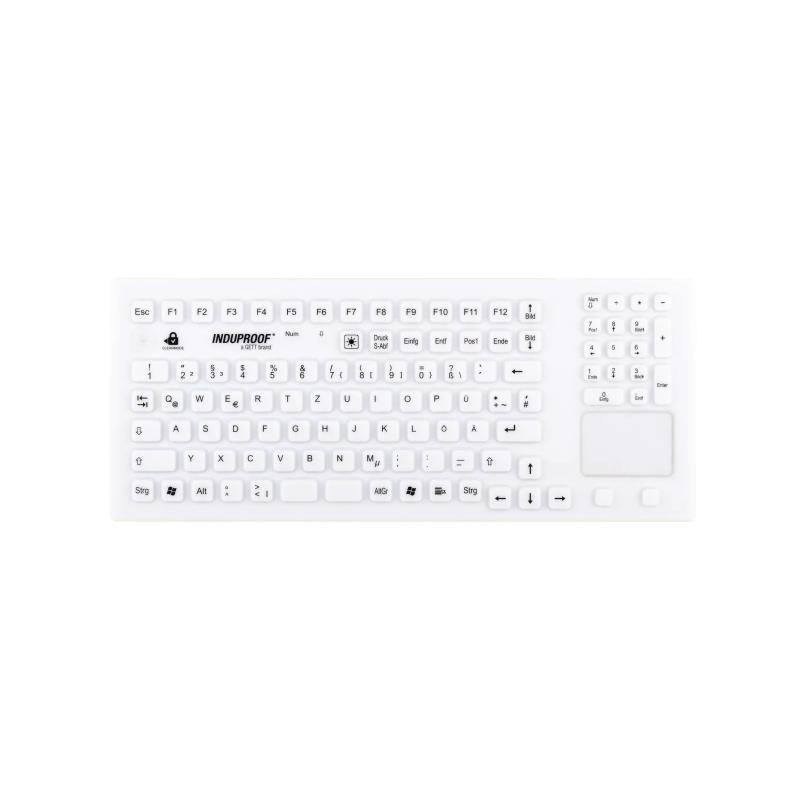 Tastatur InduProof Smart Touch TKG-107-TOUCH-IP68-WHITE-USB-DE IP68 Tastatur InduProof Smart Touch TKG-107-TOUCH-IP68-WHITE-USB-DE IP68