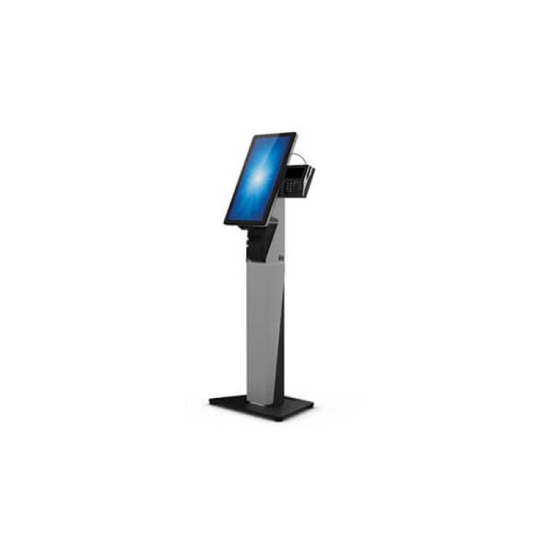 Elo Self-Service Floor Multimedia Stand-Erweiterung, schwarz-silber (15"-22") Elo Self-Service Floor Multimedia Stand-Erweiterung, schwarz-silber (15"-22")