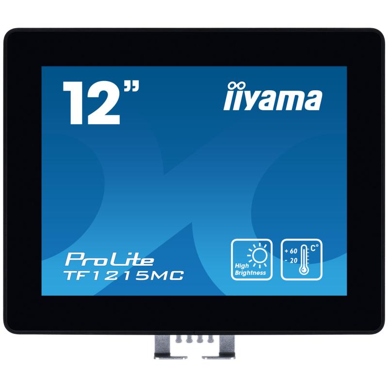 iiyama ProLite TF1215MC-B2, 30,5cm (12''), Projected Capacitive, 10 TP, schwarz, Touchmonitor iiyama ProLite TF1215MC-B2, 30,5cm (12''), Projected Capacitive, 10 TP, schwarz, Touchmonitor