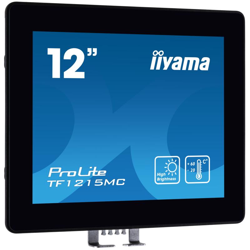 iiyama ProLite TF1215MC-B2, 30,5cm (12''), Projected Capacitive, 10 TP, schwarz, Touchmonitor iiyama ProLite TF1215MC-B2, 30,5cm (12''), Projected Capacitive, 10 TP, schwarz, Touchmonitor