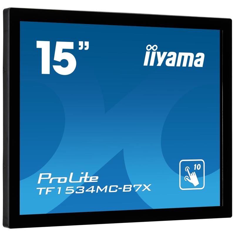 iiyama ProLite TF1534MC-B7X, 38,1cm (15''), Projected Capacitive, 10 TP, schwarz , Touchmonitor iiyama ProLite TF1534MC-B7X, 38,1cm (15''), Projected Capacitive, 10 TP, schwarz , Touchmonitor