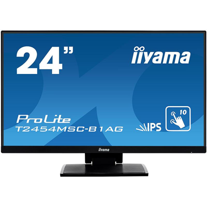 iiyama ProLite T2454MSC-B2AG, 23,6", Projected Capacitive, Multi Touch, Antiglare, Full HD, schwarz iiyama ProLite T2454MSC-B2AG, 23,6", Projected Capacitive, Multi Touch, Antiglare, Full HD, schwarz