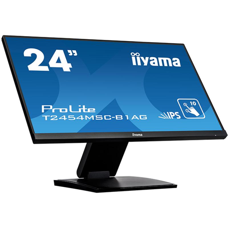 iiyama ProLite T2454MSC-B2AG, 23,6", Projected Capacitive, Multi Touch, Antiglare, Full HD, schwarz iiyama ProLite T2454MSC-B2AG, 23,6", Projected Capacitive, Multi Touch, Antiglare, Full HD, schwarz