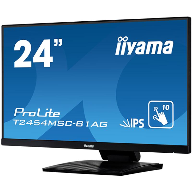 iiyama ProLite T2454MSC-B2AG, 23,6", Projected Capacitive, Multi Touch, Antiglare, Full HD, schwarz iiyama ProLite T2454MSC-B2AG, 23,6", Projected Capacitive, Multi Touch, Antiglare, Full HD, schwarz