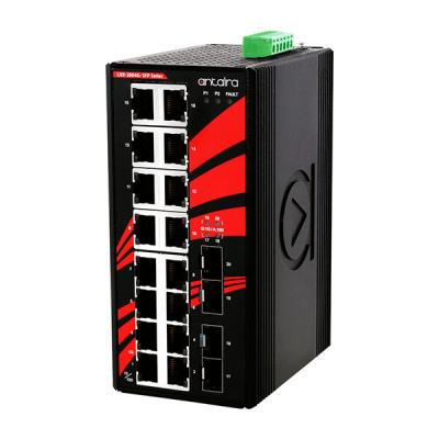 20-Port Unmanaged Industrial Gigabit Switch, 12-48VDC , -40 - 75C 20-Port Unmanaged Industrial Gigabit Switch, 12-48VDC , -40 - 75C