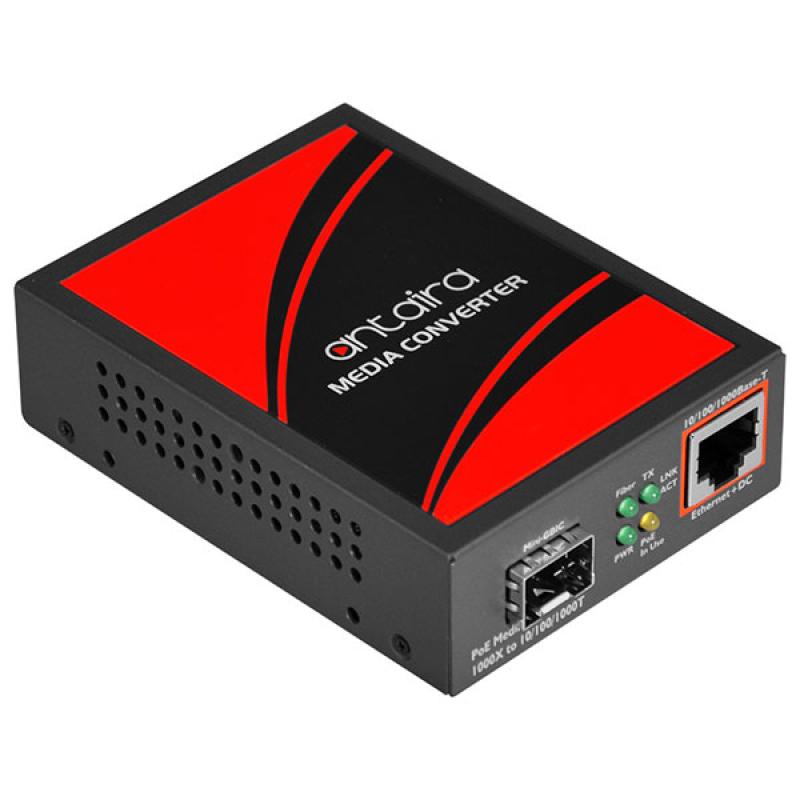 Media Converter 1x 10/100/1000Tx, 1x 100/1000 SFP, 5VDC 5W, 0 - 50C Media Converter 1x 10/100/1000Tx, 1x 100/1000 SFP, 5VDC 5W, 0 - 50C