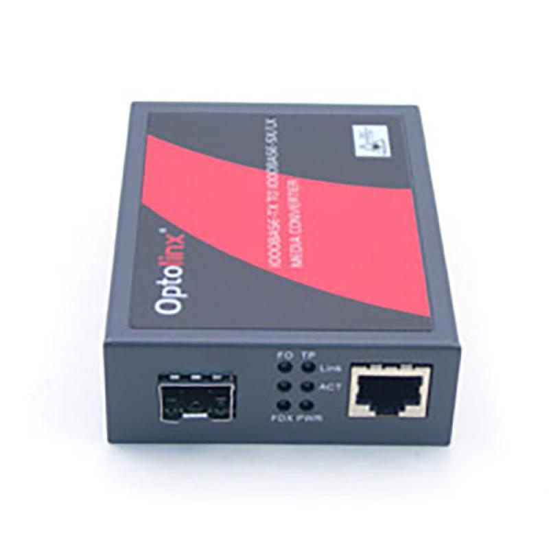 Media Converter 1x 10/100/1000Tx, 1x 100/1000 SFP, 5VDC 3W, 0 - 50C Media Converter 1x 10/100/1000Tx, 1x 100/1000 SFP, 5VDC 3W, 0 - 50C