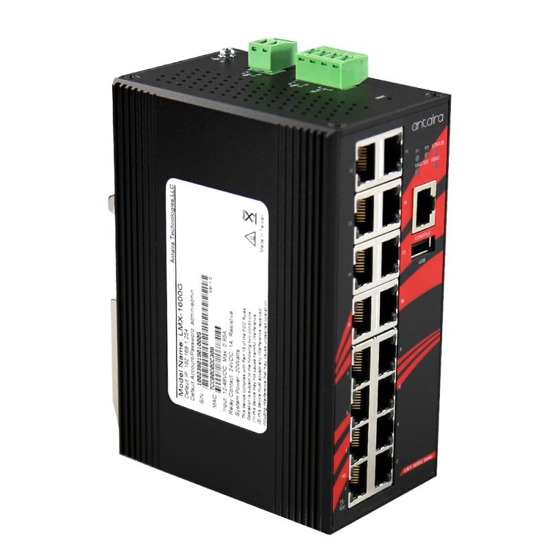 16-Port Managed Ind. Gigabit Switch 16-Port Managed Ind. Gigabit Switch