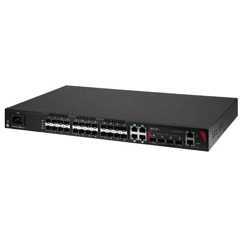 32-Port Man. Ind. GB-Switch, 24 x SFP, 4x10 GLAN 32-Port Man. Ind. GB-Switch, 24 x SFP, 4x10 GLAN