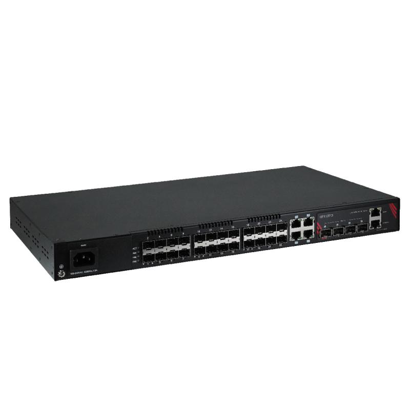 32-Port Man. Ind. GB-Switch, 24 x SFP, 4x10 GLAN 32-Port Man. Ind. GB-Switch, 24 x SFP, 4x10 GLAN