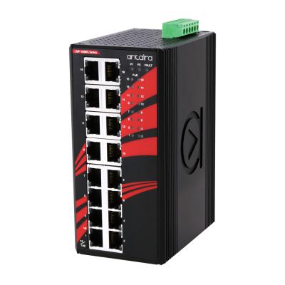 16-Port POE+ Ind. GB-Switch, -10-65C 16-Port POE+ Ind. GB-Switch, -10-65C