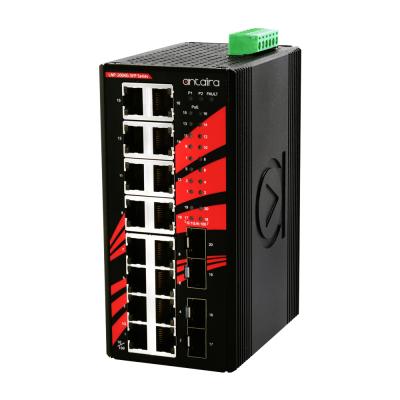 20-Port POE Ind. Gigabit Switch, 4xSFP 20-Port POE Ind. Gigabit Switch, 4xSFP