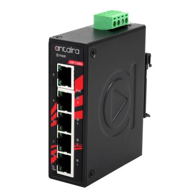 5-Port POE+ Ind. Gb-Switch, 48V, -10-70C 5-Port POE+ Ind. Gb-Switch, 48V, -10-70C
