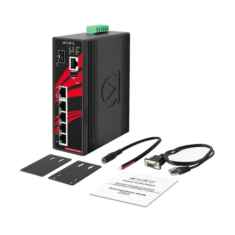 6-Port Managed POE+ Switch, 1xSFP 6-Port Managed POE+ Switch, 1xSFP