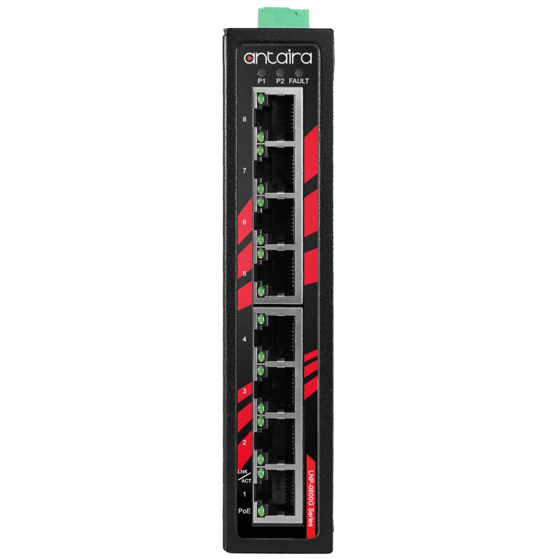 8-Port POE+ Ind. Gb-Switch, 2xSFP, -10-70C 8-Port POE+ Ind. Gb-Switch, 2xSFP, -10-70C