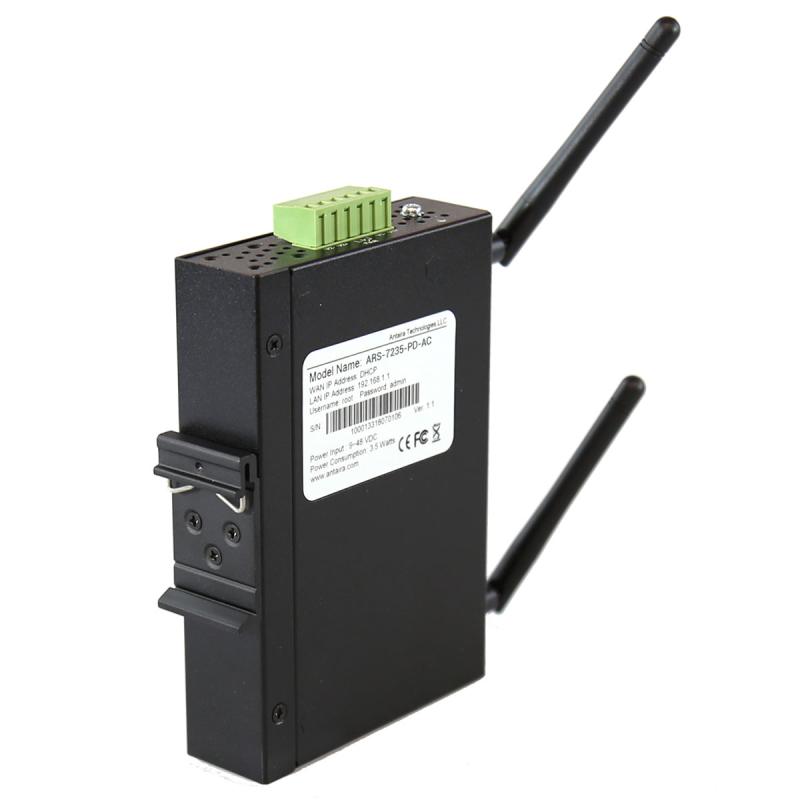 Industrial  router, 802.11 b/g/n/ac, PoE/PD port, 9-48VDC, 0 - 50C Industrial  router, 802.11 b/g/n/ac, PoE/PD port, 9-48VDC, 0 - 50C