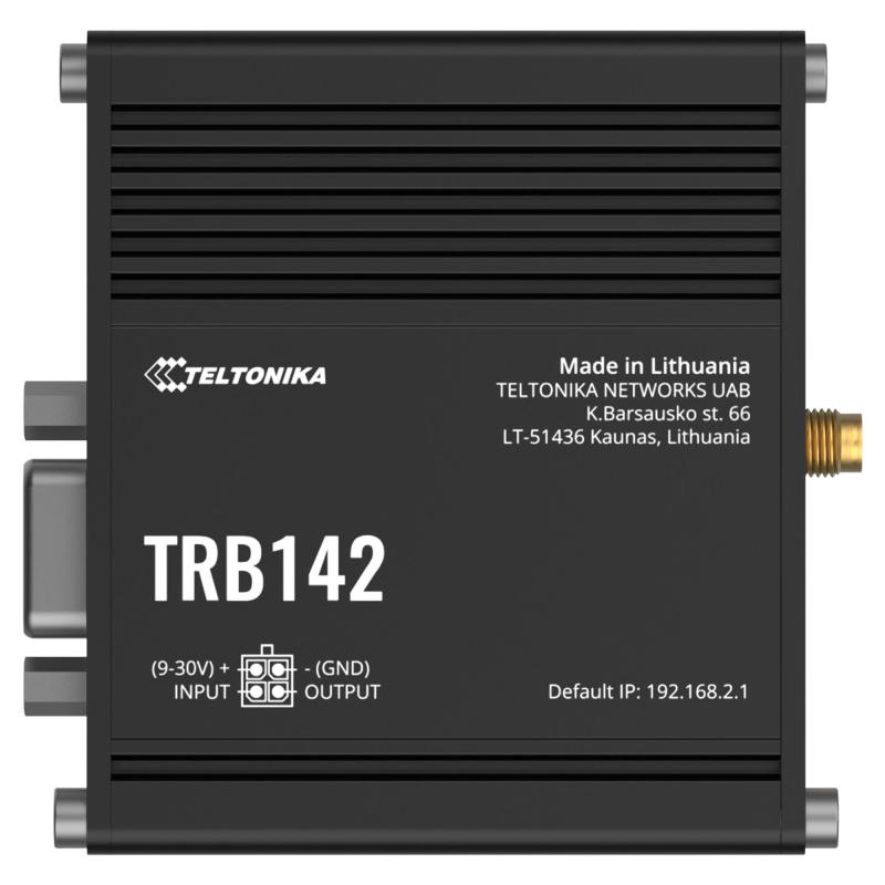 Teltonika TRB142 Industrial 4G LTE RS232 Gateway Teltonika TRB142 Industrial 4G LTE RS232 Gateway