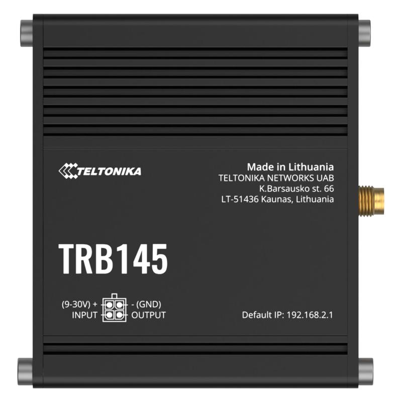 Teltonika TRB145 Industrial 4G LTE RS485 Gateway Teltonika TRB145 Industrial 4G LTE RS485 Gateway