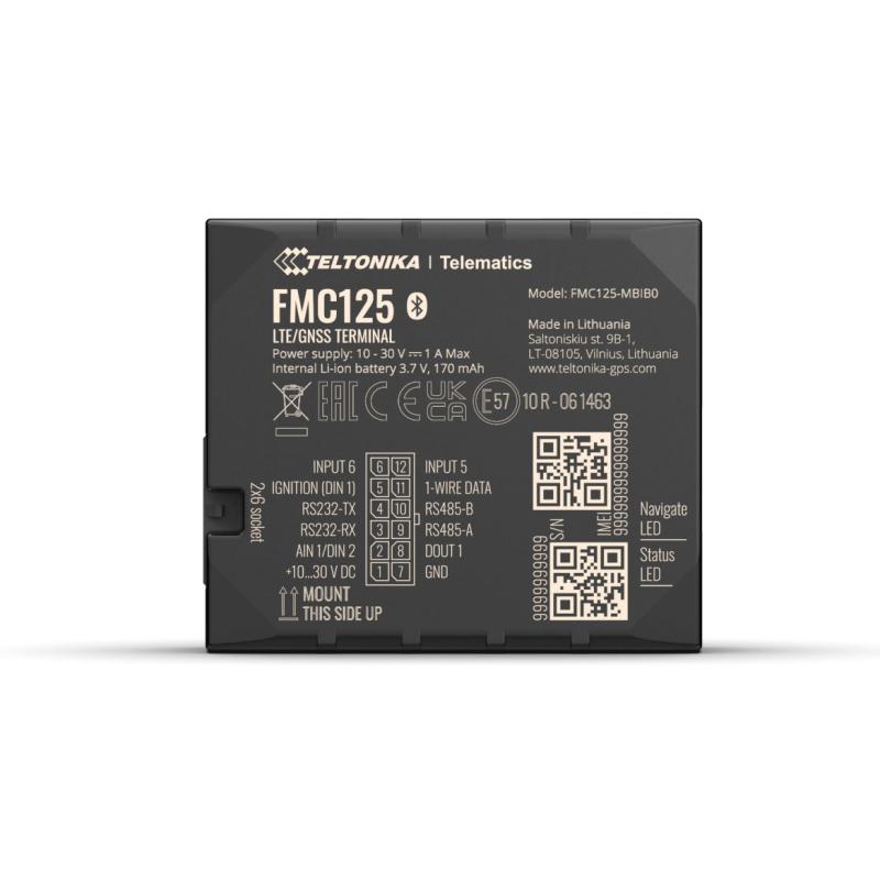 Teltonika FMC125 vielseitiger 4G LTE Cat 1 Tracker mit RS232, RS485 Schnittstellen Teltonika FMC125 vielseitiger 4G LTE Cat 1 Tracker mit RS232, RS485 Schnittstellen