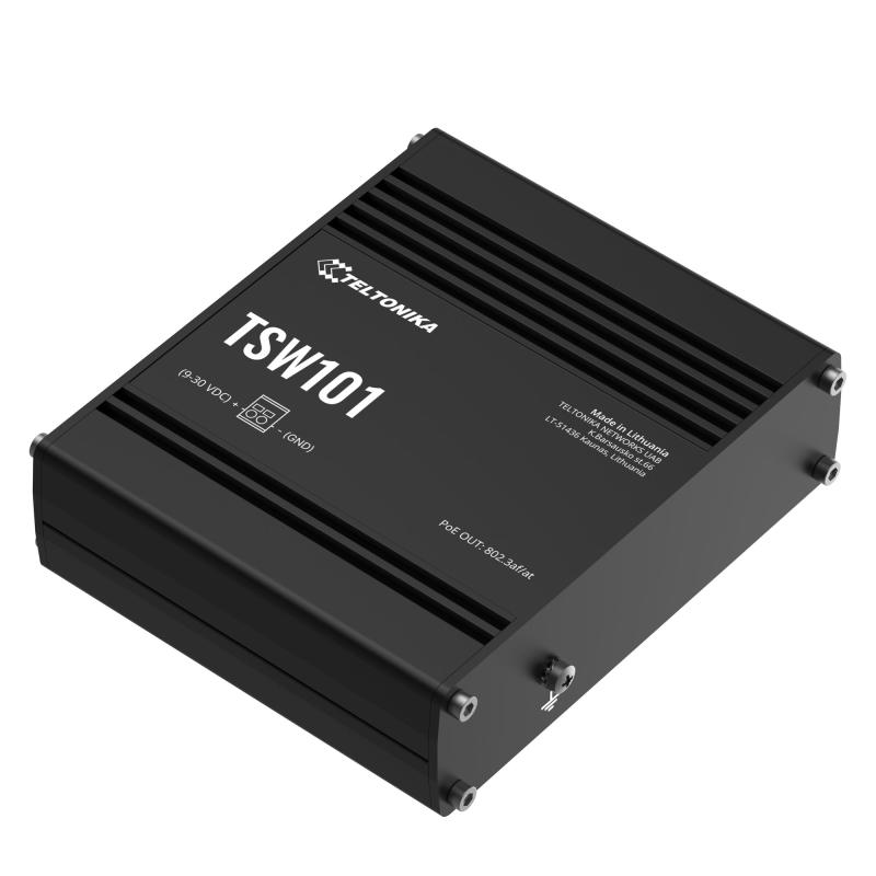 Teltonika TSW101 Automotive PoE+ Unmanaged Switch Teltonika TSW101 Automotive PoE+ Unmanaged Switch