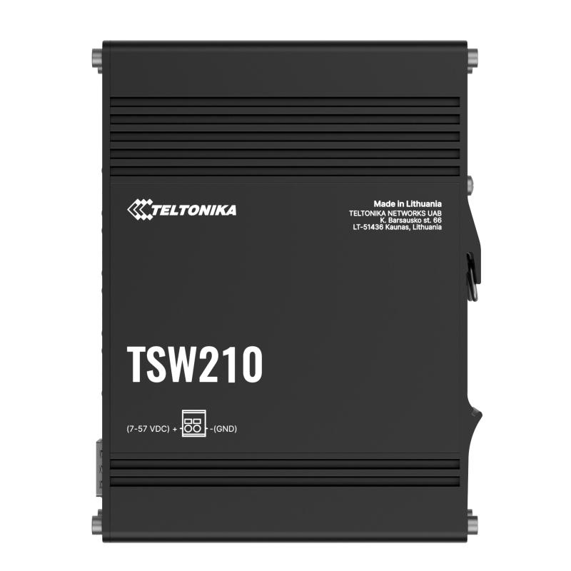 Teltonika TSW210 8 x Ethernet 2 x SFP Unmanaged Switch Teltonika TSW210 8 x Ethernet 2 x SFP Unmanaged Switch