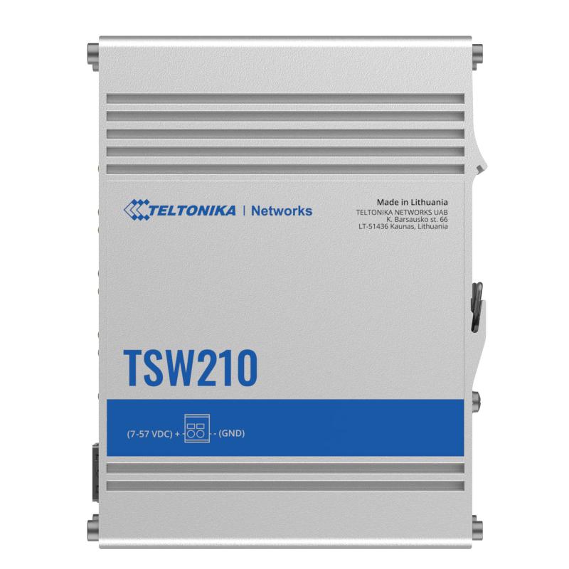 Teltonika TSW210 8 x Ethernet 2 x SFP Unmanaged Switch Teltonika TSW210 8 x Ethernet 2 x SFP Unmanaged Switch