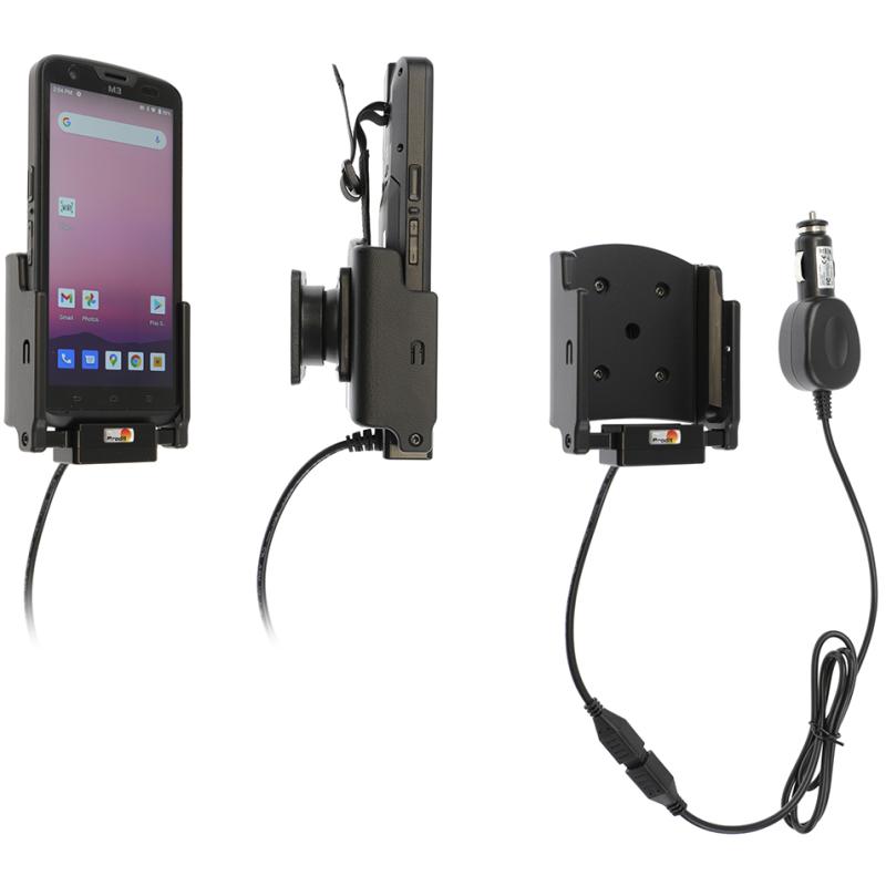 Aktive Halterung f&uuml;r M3 Mobile SL20, mit Zigarettenanz&uuml;nder Adapter, 3A, 12/24V, kompatibel mit Hand