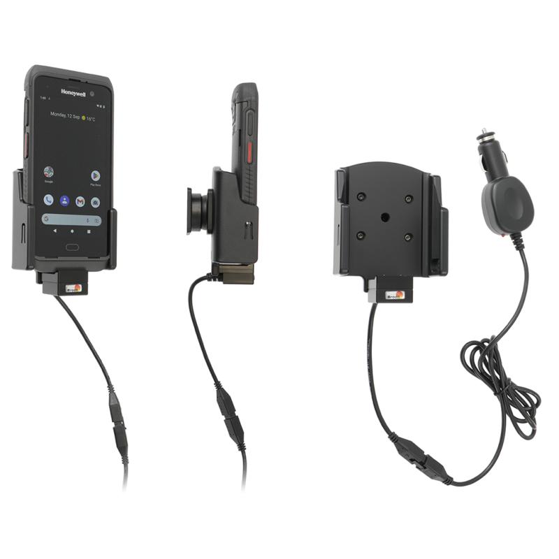 Aktive Halterung mit Zigarettenanschluss, 3A, 12/24V, Pogo-Pins, passend f&uuml;r: CT45, CT45 XP