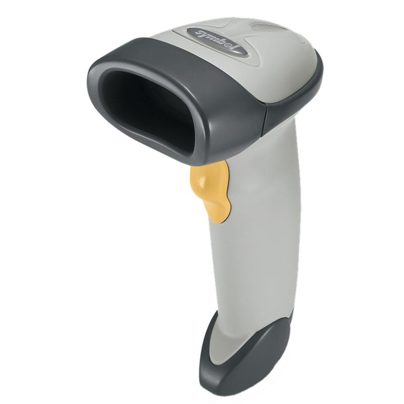 Zebra LS2208 1D, USB-Kit, Standfu&szlig;, hellgrau