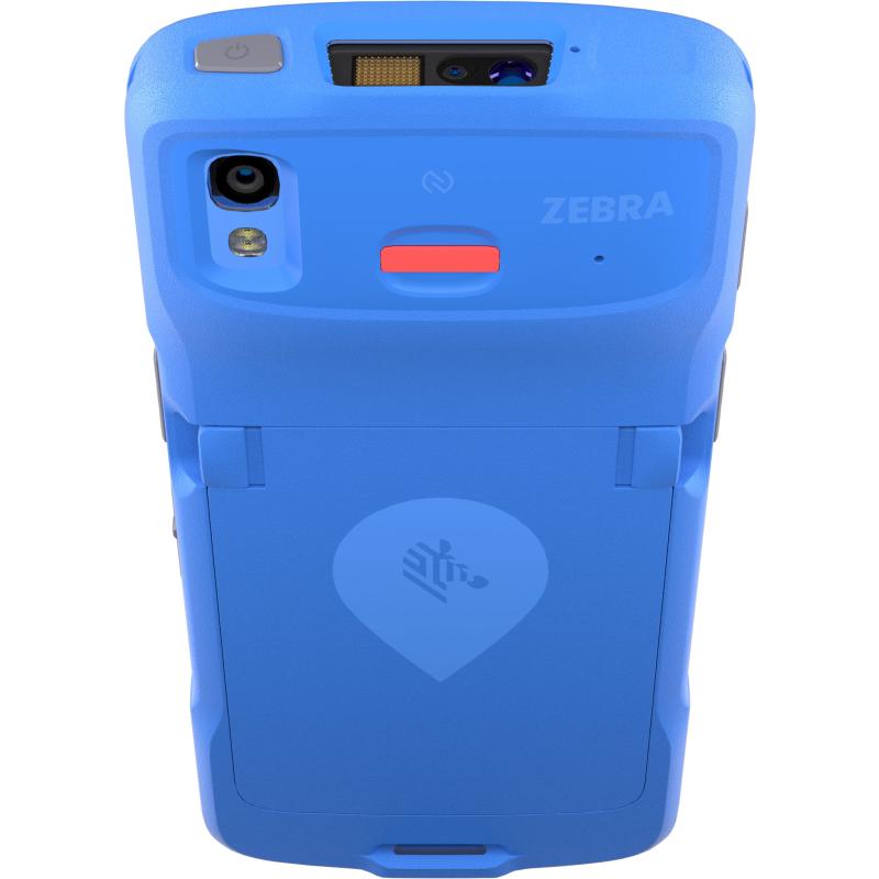 Zebra HC50 mit Notfalltaste, 2D, hot-swap, PTT, USB-C, BT, WLAN, NFC, Android, GMS, wei&szlig;, blau