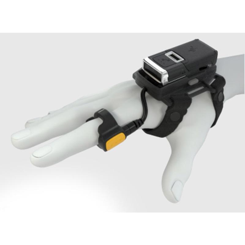 Zebra RS5100, Handr&uuml;ckenhalterung, 2D, SE4710, USB, BT, schwarz, silber, 480mAh Akku