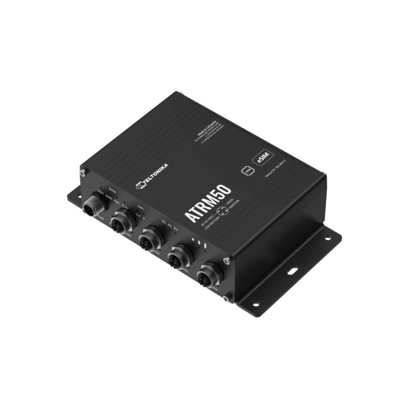 Teltonika ATRM50 5G Router for Transportation mit Dual SIM/eSIM, 4 x M12 Gigabit