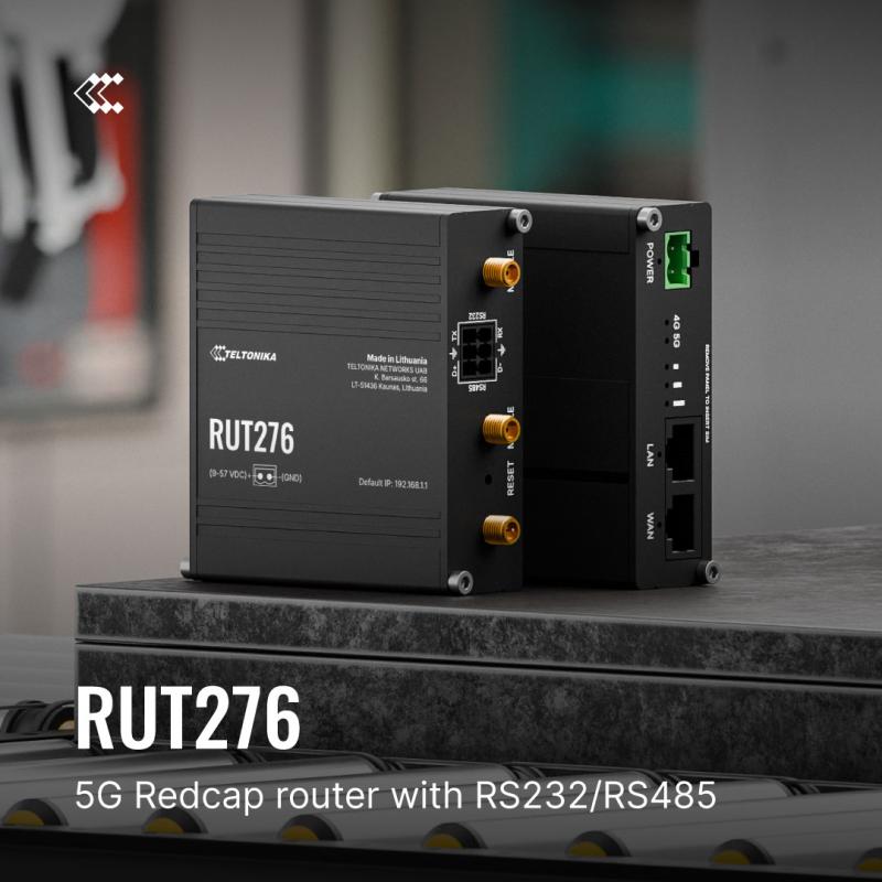 Teltonika RUT276 kompakter RedCap 5G Router