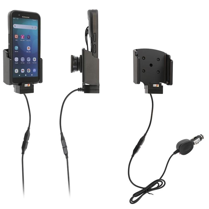 Brodit Aktiv Halterung mit Zigarettenanz&uuml;nder-Stecker - Datalogic Memor 12-17