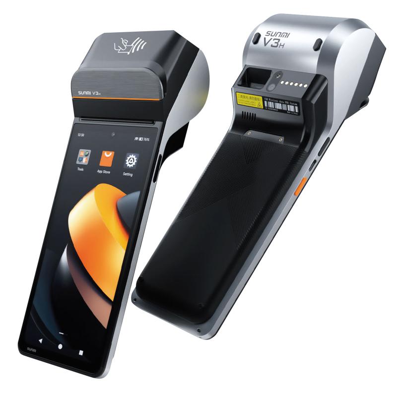 Sunmi V3, A13 GMS EDLA, USB-C, BT (BLE, 5.0), WLAN, SIM, 4G, NFC