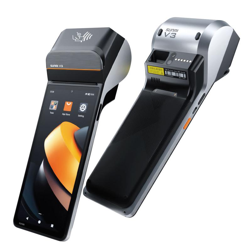 Sunmi V3, A13 Sunmi OS, USB-C, BT (BLE, 5.0), WLAN, eSIM, 4G, NFC