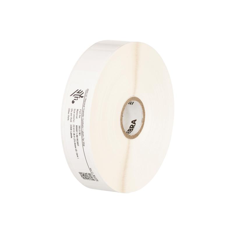 3x Zebra 8000T LAB RESIST 22x18mm AD(127) Kern(25,4) 3269 Etiketten/Rolle