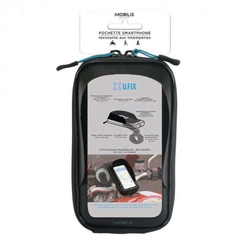 Mobilis U.FIX Universal Wetterschutzh&uuml;lle f&uuml;r Smartphones.  044022