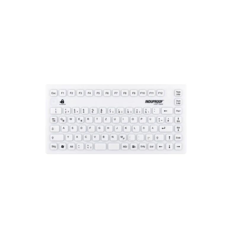 Tastatur InduProof Smart Compact TKG-086-IP68-WHITE-USB-DE IP68